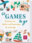 Cover-Bild zum Titel '50 Games to go - Kartenbox mit vielen Spielen und Kreativideen für unterwegs' von ''