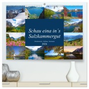 Cover-Bild zum Titel 'Schau eina in¿s Salzkammergut (hochwertiger Premium Wandkalender 2026 DIN A2 quer), Kunstdruck in Hochglanz' von 'Christa Kramer'