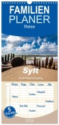 Cover-Bild zum Titel 'Familienplaner 2026 - Sylt - Strandspaziergang mit 5 Spalten (Wandkalender, 21 x 45 cm) CALVENDO' von 'H. Dreegmeyer'