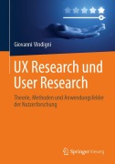 Cover-Bild zum Titel 'UX Research und User Research' von 'Giovanni Vindigni'