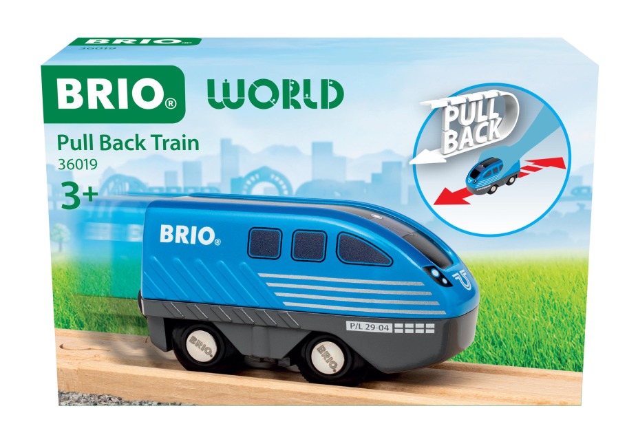 BRIO World - Lok mit Rückziehmotor - 