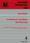 Lexikalisch verteiltes Text-Parsing - Udo Hahn