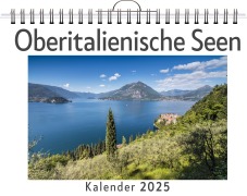 Cover-Bild zum Titel 'Oberitalienische Seen - (Wandkalender 2025, Kalender DIN A4 quer, Monatskalender im Querformat mit Kalendarium, das perfekte Geschenk)' von 'Paul Frank'