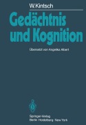 Cover-Bild zum Titel 'Gedächtnis und Kognition' von 'W. Kintsch'