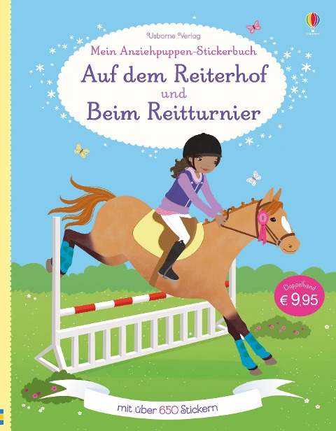 Mein großes Anziehpuppen-Stickerbuch: Auf dem Reiterhof und Beim Reitturnier - Lucy Bowman