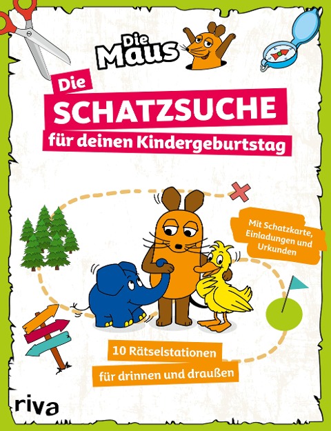 Die Maus - Die Schatzsuche/Schnitzeljagd für deinen Kindergeburtstag - 