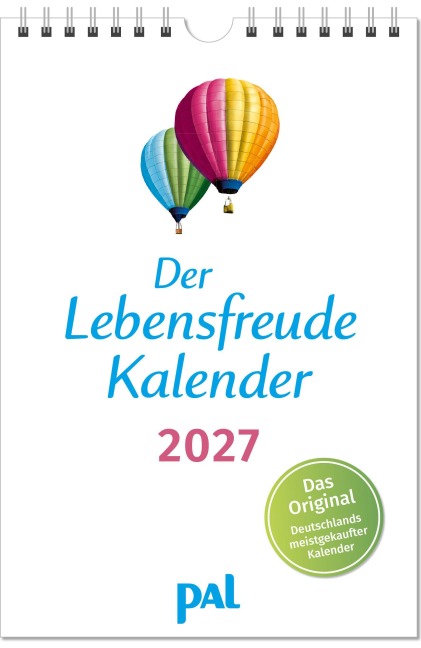 Der Lebensfreude-Kalender 2027 - Doris Wolf, Maja Günther, Rolf Merkle