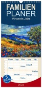 Familienplaner 2026 - Vincents Jahr mit 5 Spalten (Wandkalender, 21 x 45 cm) CALVENDO - Sabine Löwer