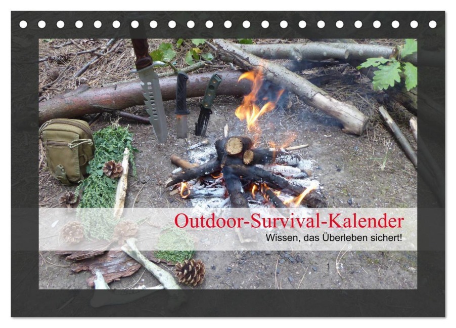 Outdoor-Survival-Kalender (Tischkalender 2027 DIN A5 quer), CALVENDO Monatskalender - Xenia Schaad