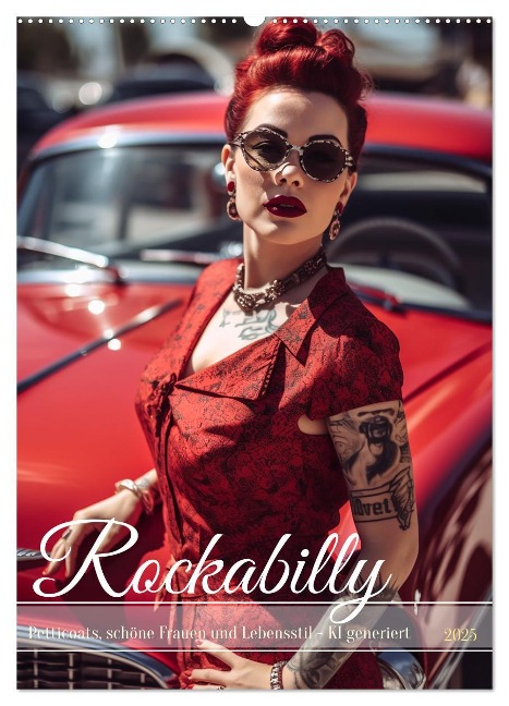 Rockabilly (Wandkalender 2025 DIN A2 hoch), CALVENDO Monatskalender - Cathrin Illgen