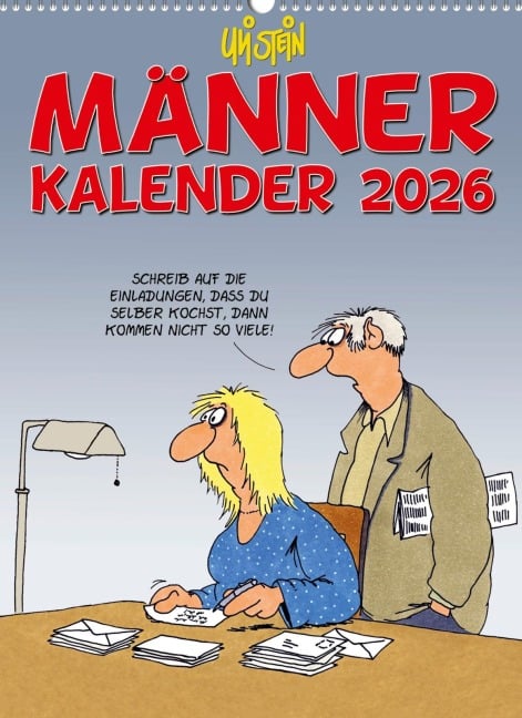 Uli Stein Männer Kalender 2026: Monatskalender für die Wand - Uli Stein