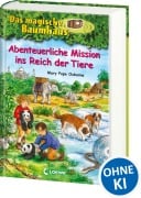 Cover-Bild zum Titel 'Das magische Baumhaus - Abenteuerliche Mission ins Reich der Tiere' von 'Mary Pope Osborne'