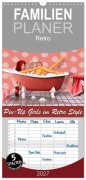 Cover-Bild zum Titel 'Familienplaner 2027 - Pin-Up Girls im Retro Style by Mausopardia mit 5 Spalten (Wandkalender, 21 x 45 cm) CALVENDO' von 'Monika Jüngling Alias Mausopardia'