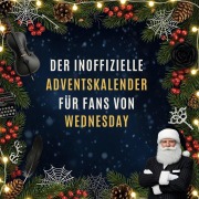 Cover-Bild zum Titel 'Der inoffizielle Adventskalender für Fans von Wednesday' von 'Zoe Schröder'