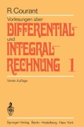 Cover-Bild zum Titel 'Vorlesungen über Differential- und Integralrechnung' von 'Richard Courant'