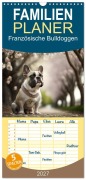 Cover-Bild zum Titel 'Familienplaner 2027 - Französische Bulldoggen mit 5 Spalten (Wandkalender, 21 x 45 cm) CALVENDO' von 'Steffen Gierok-Latniak'