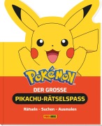 Cover-Bild zum Titel 'Pokémon: Der große Pikachu-Rätselspaß - Rätseln - Suchen - Ausmalen' von ''