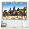 Kambodscha, Angkor Thom, Angkor Wat und Bayon (hochwertiger Premium Wandkalender 2024 DIN A2 quer), Kunstdruck in Hochglanz - Dieter Gödecke