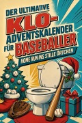 Cover-Bild zum Titel 'Der ultimative Klo-Adventskalender für Baseballer' von 'Ella Münch'
