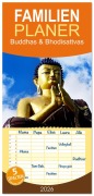 Cover-Bild zum Titel 'Familienplaner 2026 - Buddhas & Bhodisattvas mit 5 Spalten (Wandkalender, 21 x 45 cm) CALVENDO' von 'Manfred Bergermann'