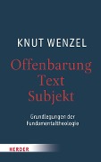 Cover-Bild zum Titel 'Offenbarung - Text - Subjekt' von 'Knut Wenzel'