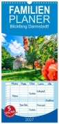 Cover-Bild zum Titel 'Familienplaner 2027 - Blickfang Darmstadt! mit 5 Spalten (Wandkalender, 21 x 45 cm) CALVENDO' von 'Claudia Schmidt'