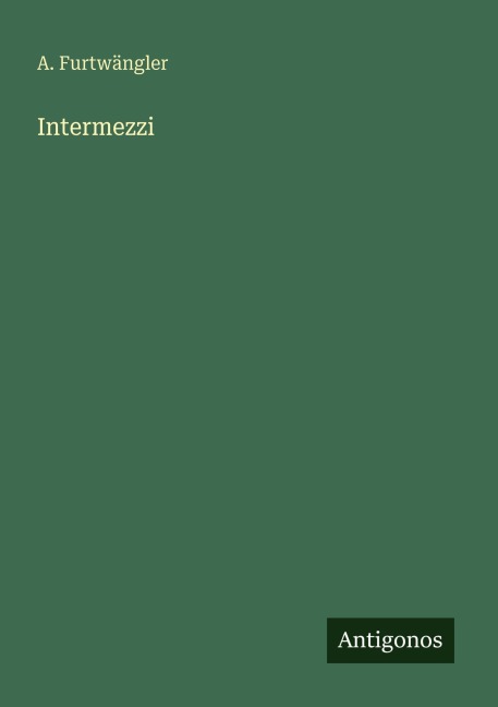 Intermezzi - A. Furtwängler