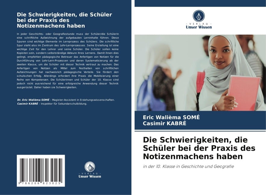 Die Schwierigkeiten, die Schüler bei der Praxis des Notizenmachens haben - Eric Walièma Somé, Casimir Kabré