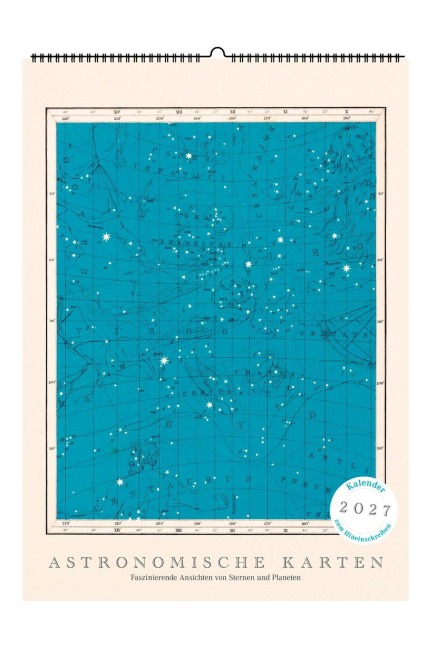 Astronomische Karten. Wandkalender 2027 - 