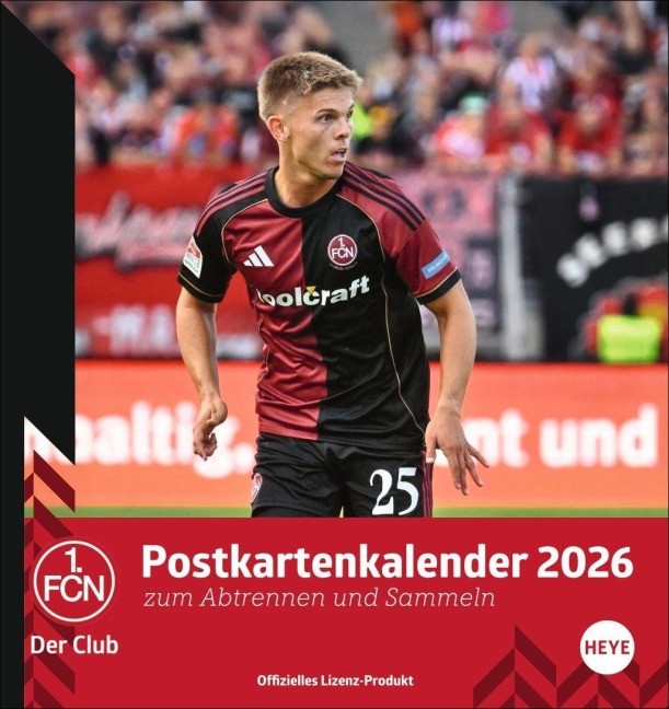 1. FC Nürnberg Postkartenkalender 2026 - 