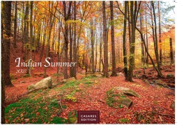 Cover-Bild zum Titel 'Indian Summer Kalender 2027 - Wandkalender | Fotokalender Nordamerika 24x35cm - Leuchtende Herbstfarben Nordamerikas in stimmungsvollen Bildern für deine Wand' von ''