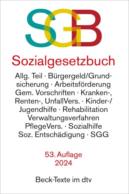 Sozialgesetzbuch mit Sozialgerichtsgesetz - 