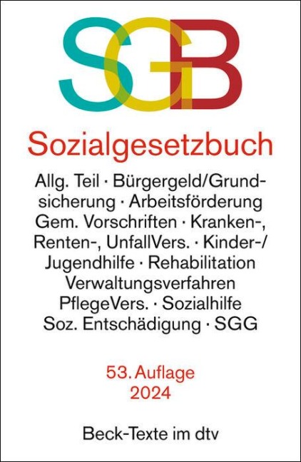 Sozialgesetzbuch mit Sozialgerichtsgesetz - 