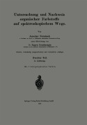 Cover-Bild zum Titel 'Untersuchung und Nachweis organischer Farbstoffe auf spektroskopischem Wege' von 'Jaroslav Formánek, Eugen Grandmougin'