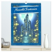 Moonlit Fantasies (High Quality Premium Wall Calendar 2026 DIN A2 portrait),CALVENDO 12 Month Wall Calendar - Christine Aka Stine1