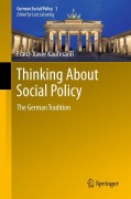 Cover-Bild zum Titel 'Thinking About Social Policy' von 'Franz-Xaver Kaufmann'