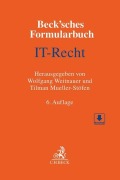 Cover-Bild zum Titel 'Beck'sches Formularbuch IT-Recht' von ''