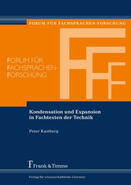 Kondensation und Expansion in Fachtexten der Technik - Peter Kastberg