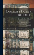 Cover-Bild zum Titel 'Barcroft Family Records' von ''
