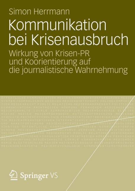 Kommunikation bei Krisenausbruch - Simon Herrmann