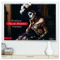 Festliche Dia de Muertos Porträts (hochwertiger Premium Wandkalender 2025 DIN A2 quer), Kunstdruck in Hochglanz - Anja Frost