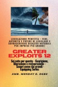 Cover-Bild zum Titel 'Greater Exploits - 12 - Legislazione perfetta - Fede, autorità e potere di LEGISLARE' von 'Ambassador Monday O. Ogbe'