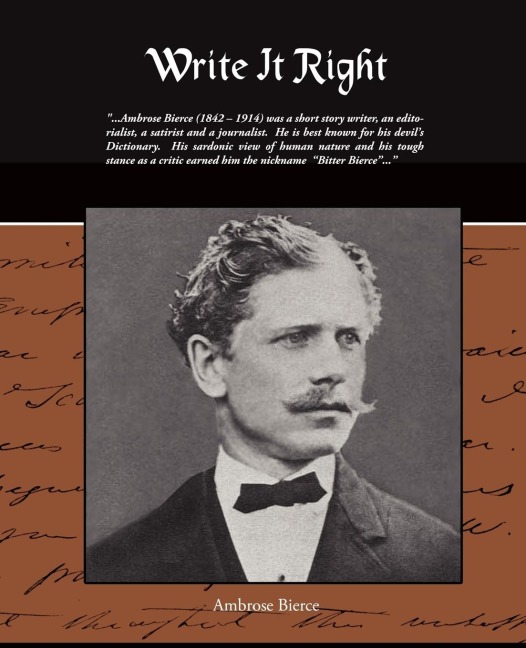 Write It Right - Ambrose Bierce
