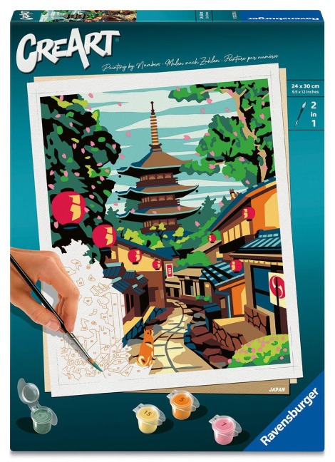 CreArt, Malen nach Zahlen Adults Trend - Japan - 