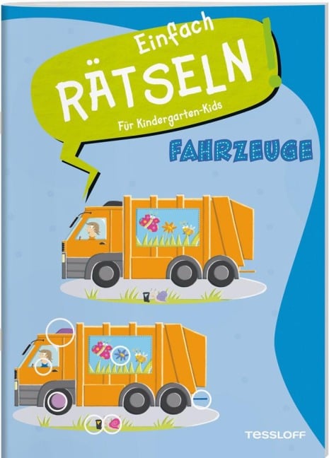 Einfach Rätseln! Für Kindergarten-Kids. Fahrzeuge - 