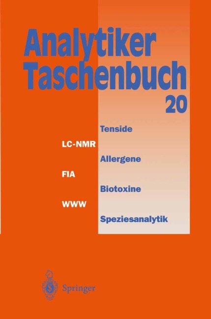 Analytiker-Taschenbuch - Helmut Günzler, Wilhelm Fresenius, A. Müfit Bahadir, Klaus Danzer, Werner Engewald