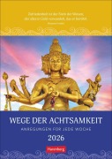 Cover-Bild zum Titel 'Wege der Achtsamkeit Wochen-Kulturkalender 2026 - Anregungen für jede Woche' von 'Martina Schnober-Sen'