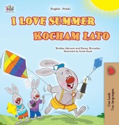 Cover-Bild zum Titel 'I Love Summer (English Polish Bilingual Children's Book)' von 'Shelley Admont, Danny Shmuilov, Kidkiddos Books'