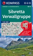 Cover-Bild zum Titel 'KOMPASS Wanderkarte 41 Silvretta, Verwallgruppe 1:50.000' von ''