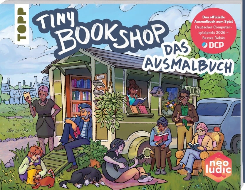 Tiny Bookshop - Das Ausmalbuch - Neoludic Games